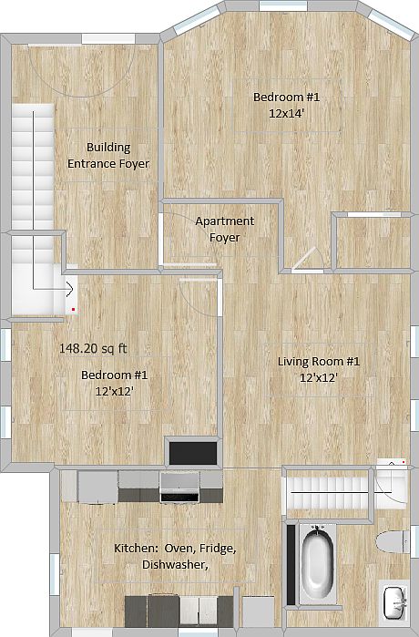 1st image of 69 N Willard St #1