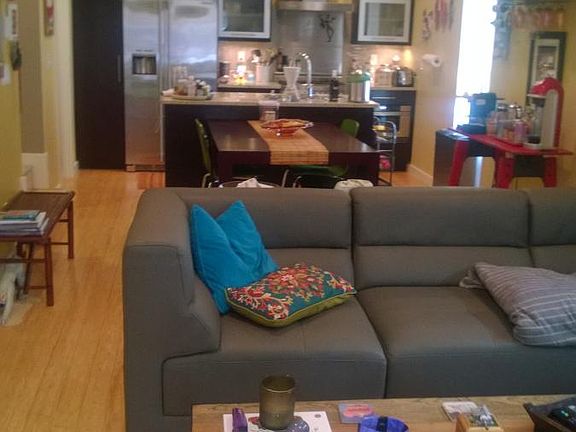 Living room to kitchen