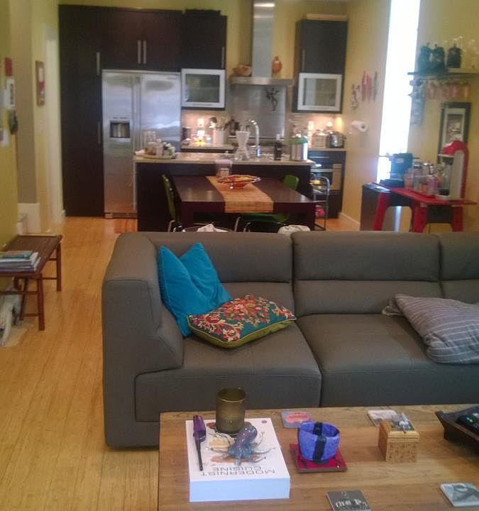 Living room to kitchen