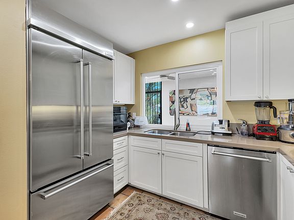 Upgraded cabinets and appliances.