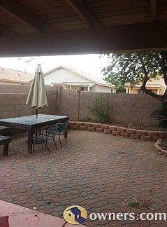 Back brick patio