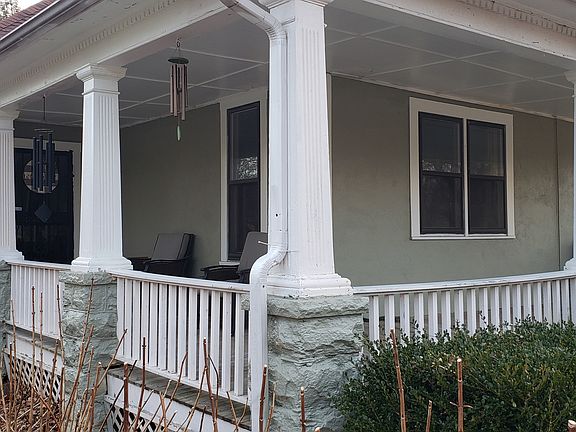 Corner porch view