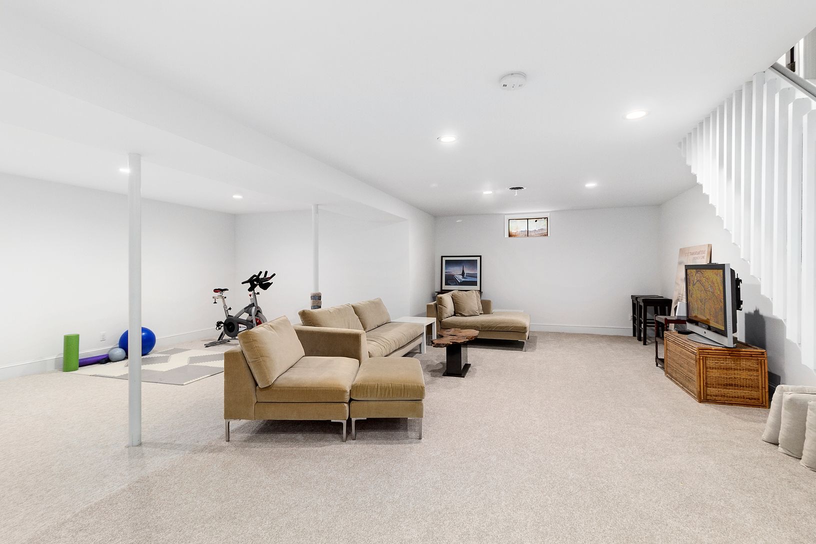  Partial finished basement 