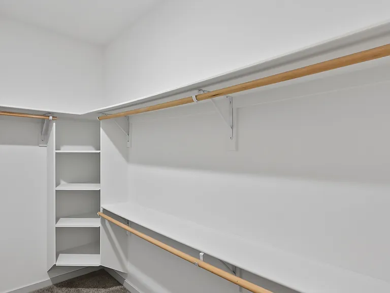 Walk-in closets built for style and function.
