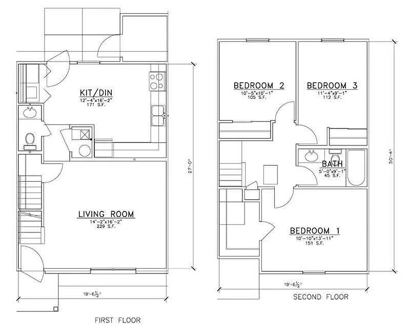 Floor plan 3 Bdrm