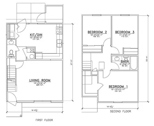 Floor plan 3 Bdrm