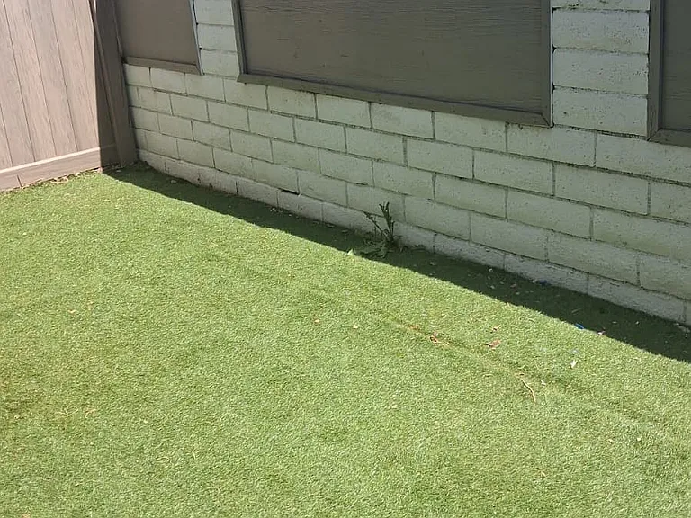 Large outdoor private patio