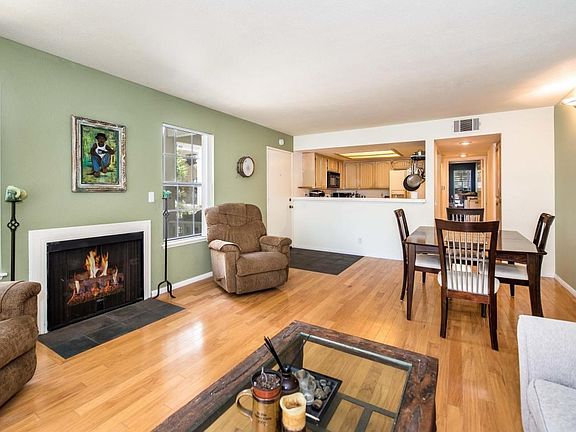 Living Area and Fireplace