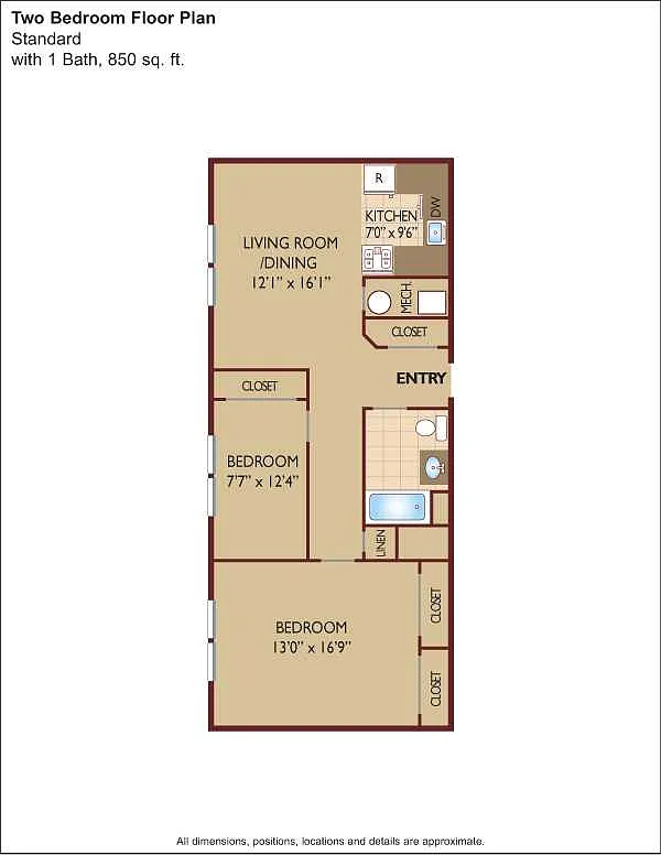 Floor plan $5.30/sq.ft. - V2B
