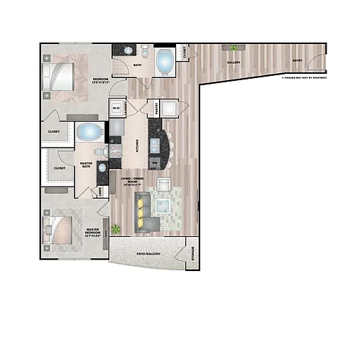 Floor plan The Chamboard - Renovated