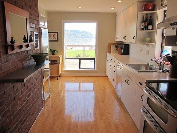 kitchen with view