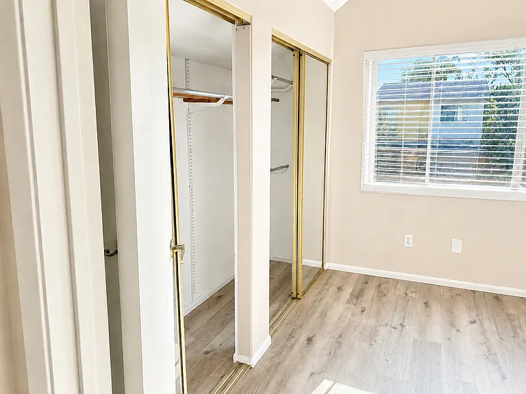 double closets in master bedroom