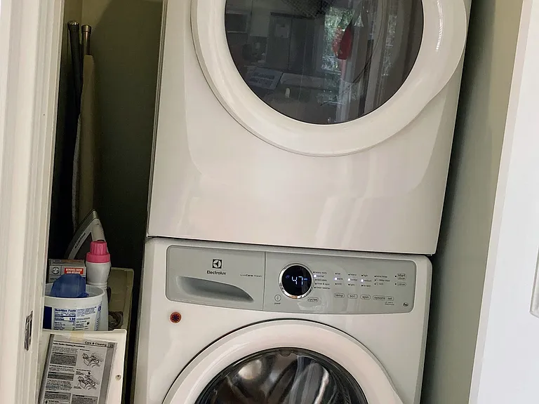 Front load washer and dryer