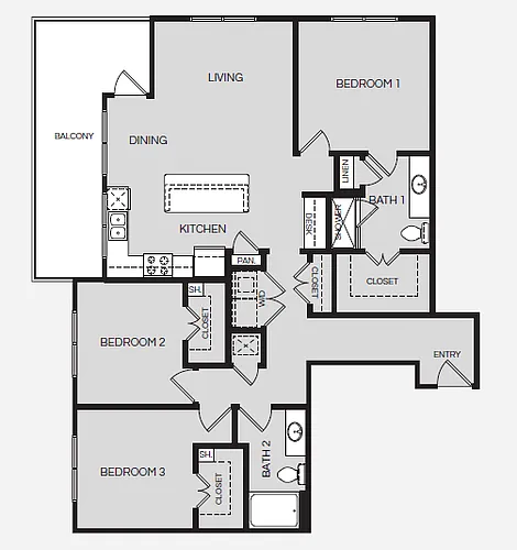 Floor plan C1