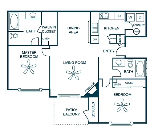 Floor plan B-1