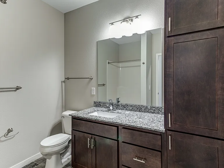 Master Bath with walk in shower and large vanity