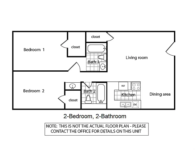 Floor plan 2 Bedroom