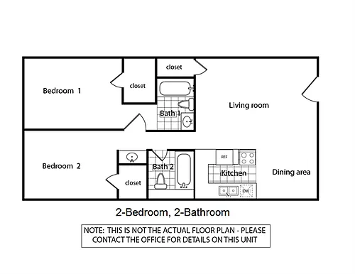 Floor plan 2 Bedroom