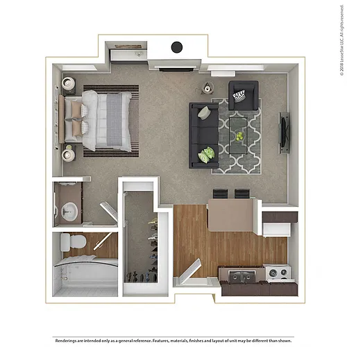 Floor plan Studio