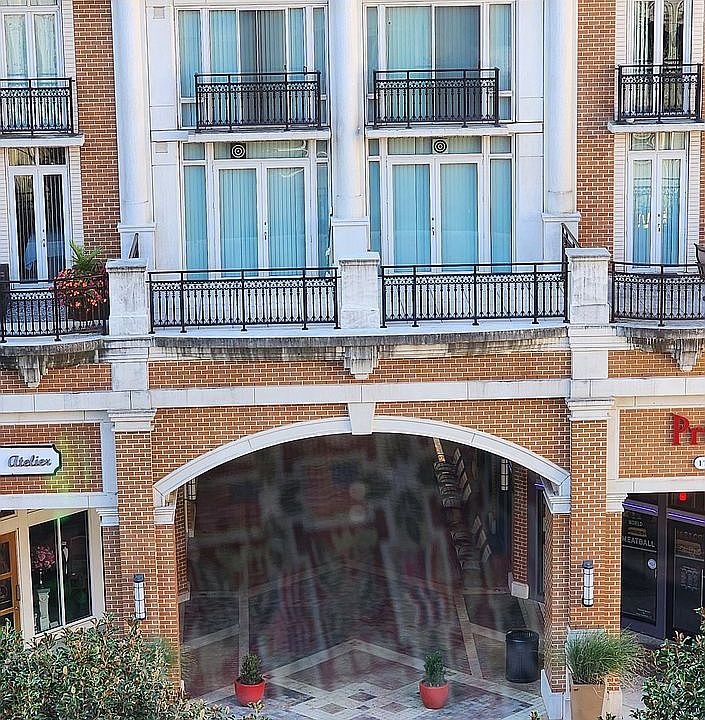 The 26' x 14' terrace 