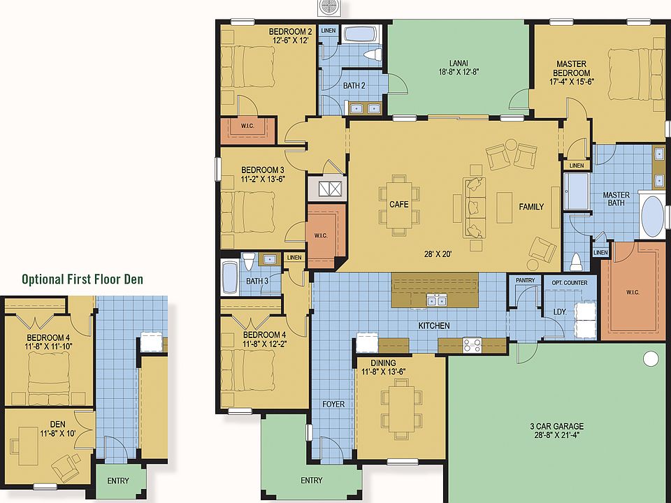 Brentwood Reserve floor plan