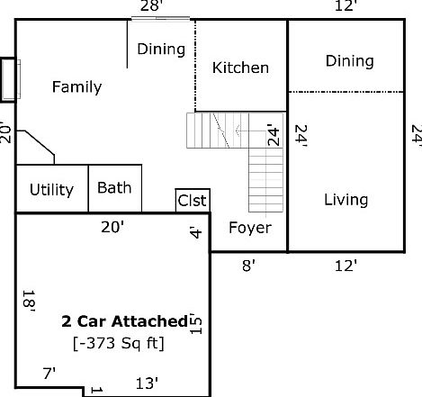 Approx. Main Floor Floorplan