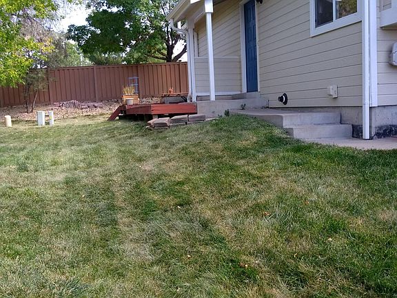 Yard and front door.