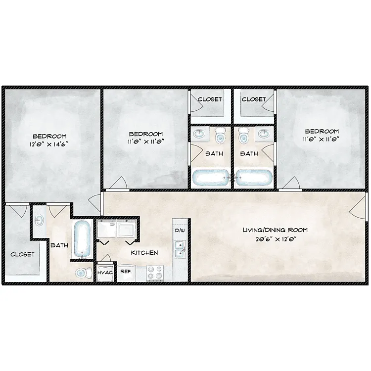 Floor plan The William