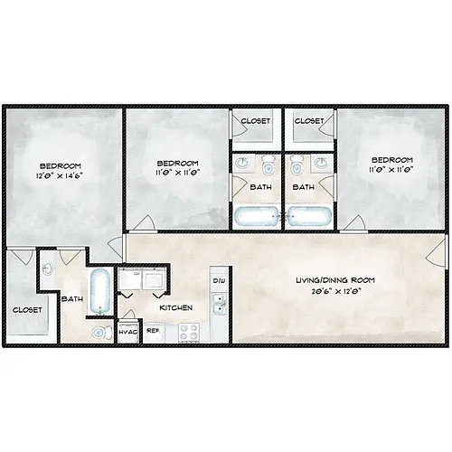 Floor plan The William
