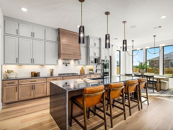 Sunlit Kitchen with Eat-In Island