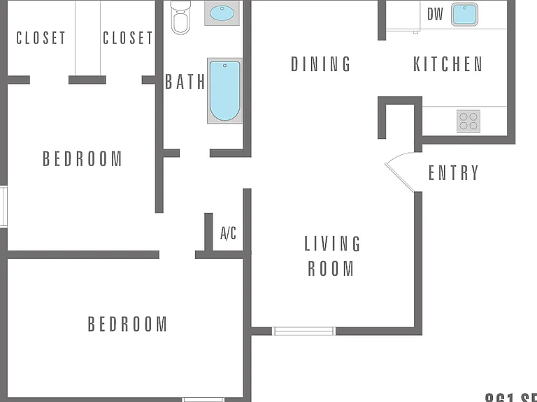 Ridge at Southcross
Two bedroom, one bathroom
861 square feet Ridge at Southcross
Two bedroom, one bathroom
861 square feet