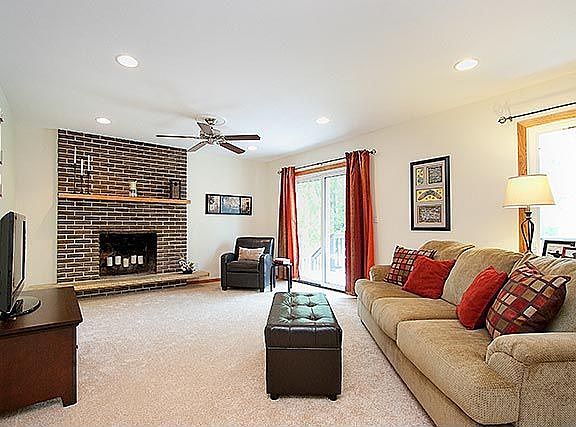 Upper-level living room