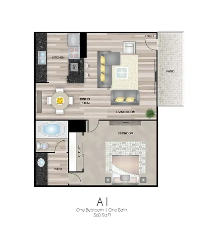 Floor plan A1