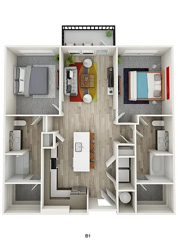 Floor plan B1