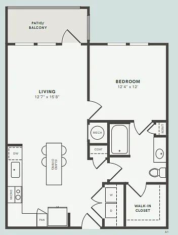 Floor plan A1