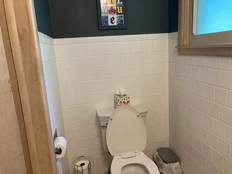 First floor half bathroom
