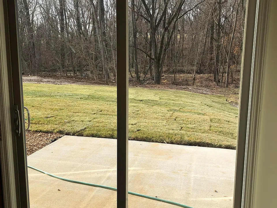 walk out patio to wooded sodded backyard / privacy fences in between each unit. 566 is an end unit
