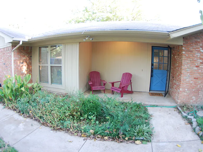 Covered front porch