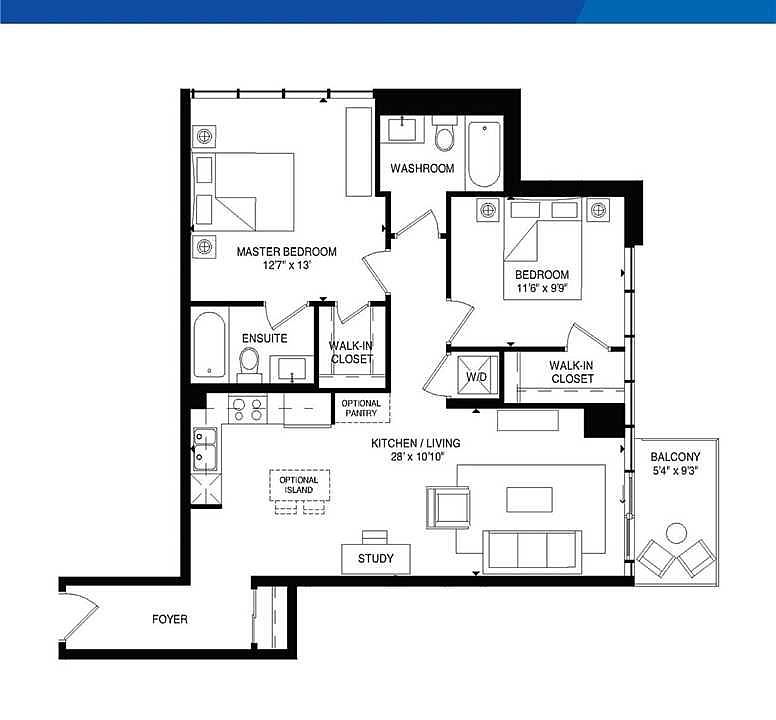 2nd image of 128 King St N #1202
