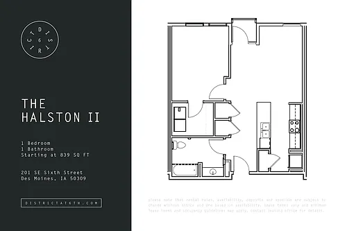 Floor plan Halston II