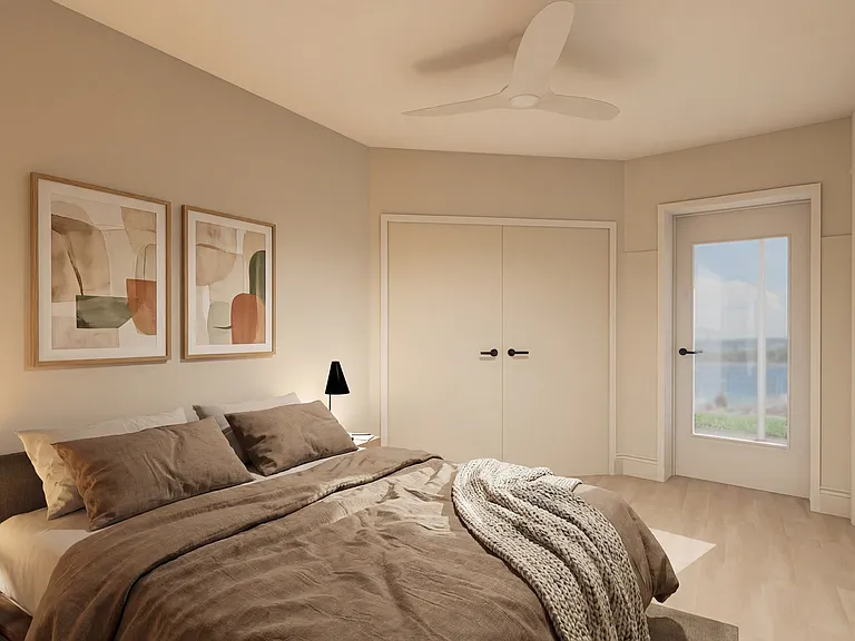 Rendering of bedroom