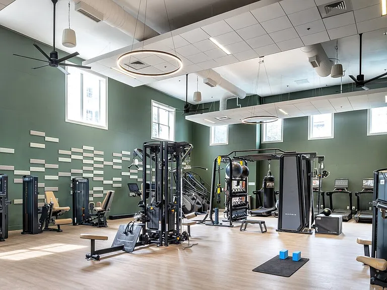 State-of-the-art fitness center with strength equipment