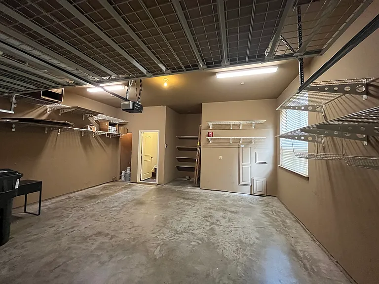 Two car garage.