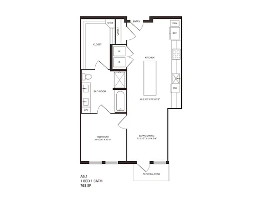 Floor plan A51