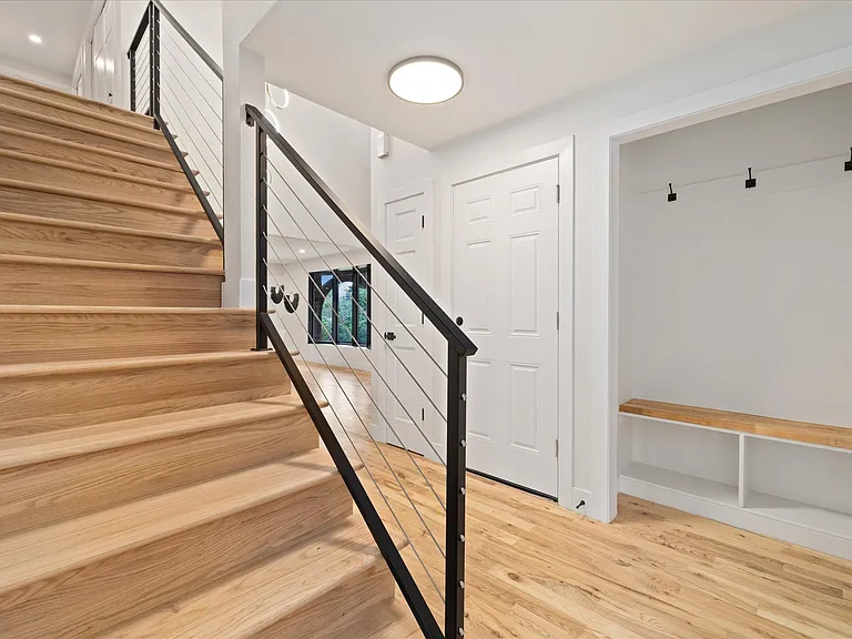 Storage nook next to Oversized 2 car Garage entrance
