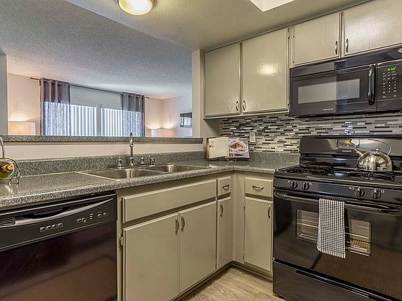 Upgraded Kitchen with Black Appliances