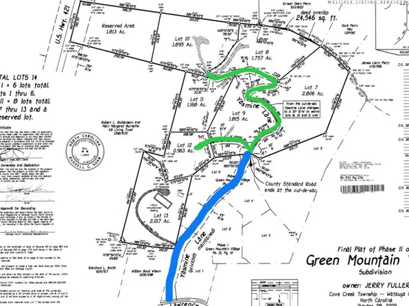 Lots # 10-11-12 Yasmine Lane, Vilas, NC 28692