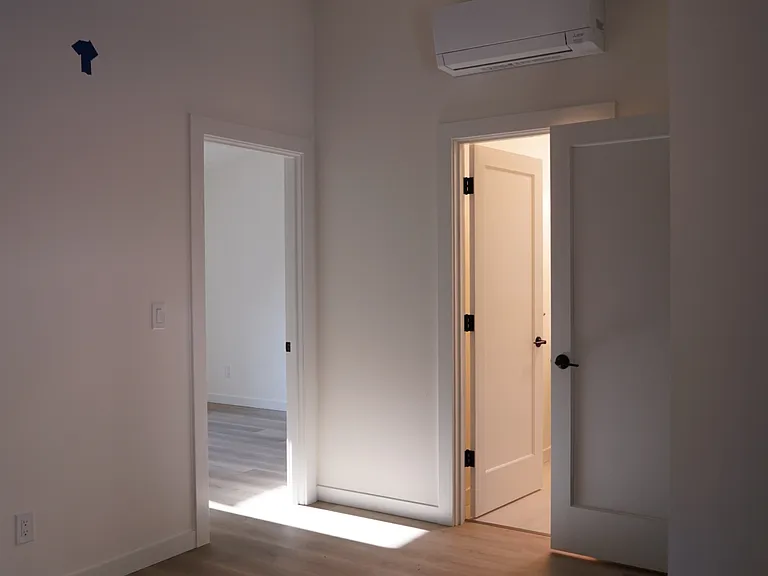 View to upstairs bedroom and bathroom