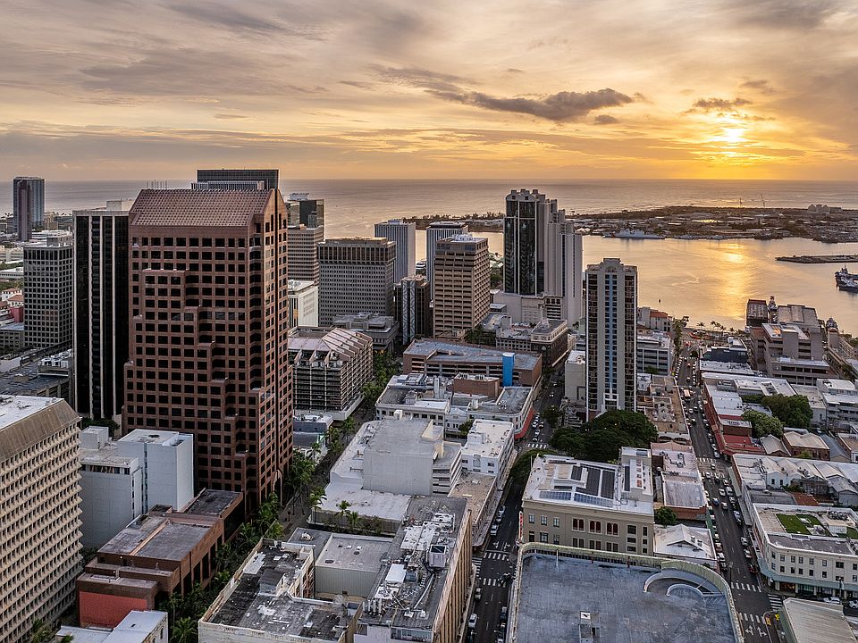 Sunset Over the Harbor