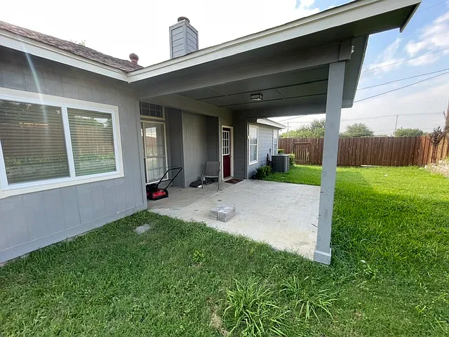 Covered patio